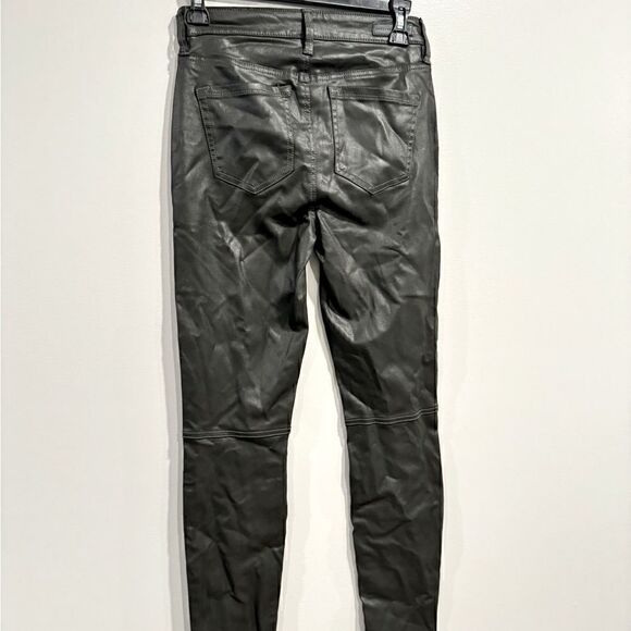 SANCTUARY High-Rise Stretch Denim Ankle Jeans Fitted Skinny-Leg Women's 25“olive - Picture 6 of 8